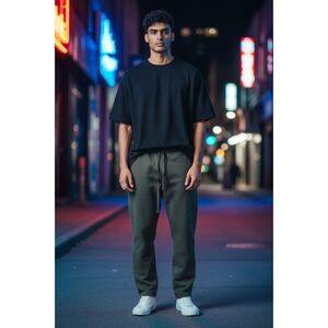 PacSun Men’s Jogger Sweatpants Brown Elastic Waist Drawstring Size L